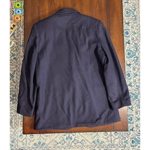 Vintage Sag Harbor Wool Single Button Plum Purple Blazer Jacket Gold Button 10 - Picture 6 of 6